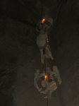 Der Weg der Bergmänner in Salzbergwerk 